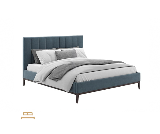 amelia-velvet-upholstered-platform-bed