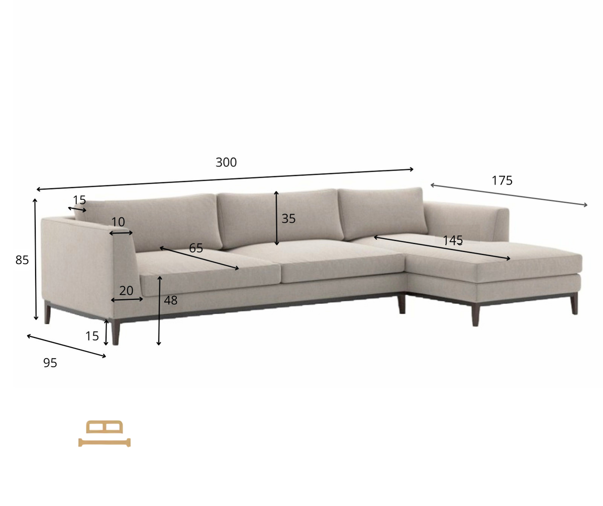 Porto Sectional Corner Sofa